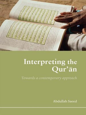 cover image of Interpreting the Qur'an